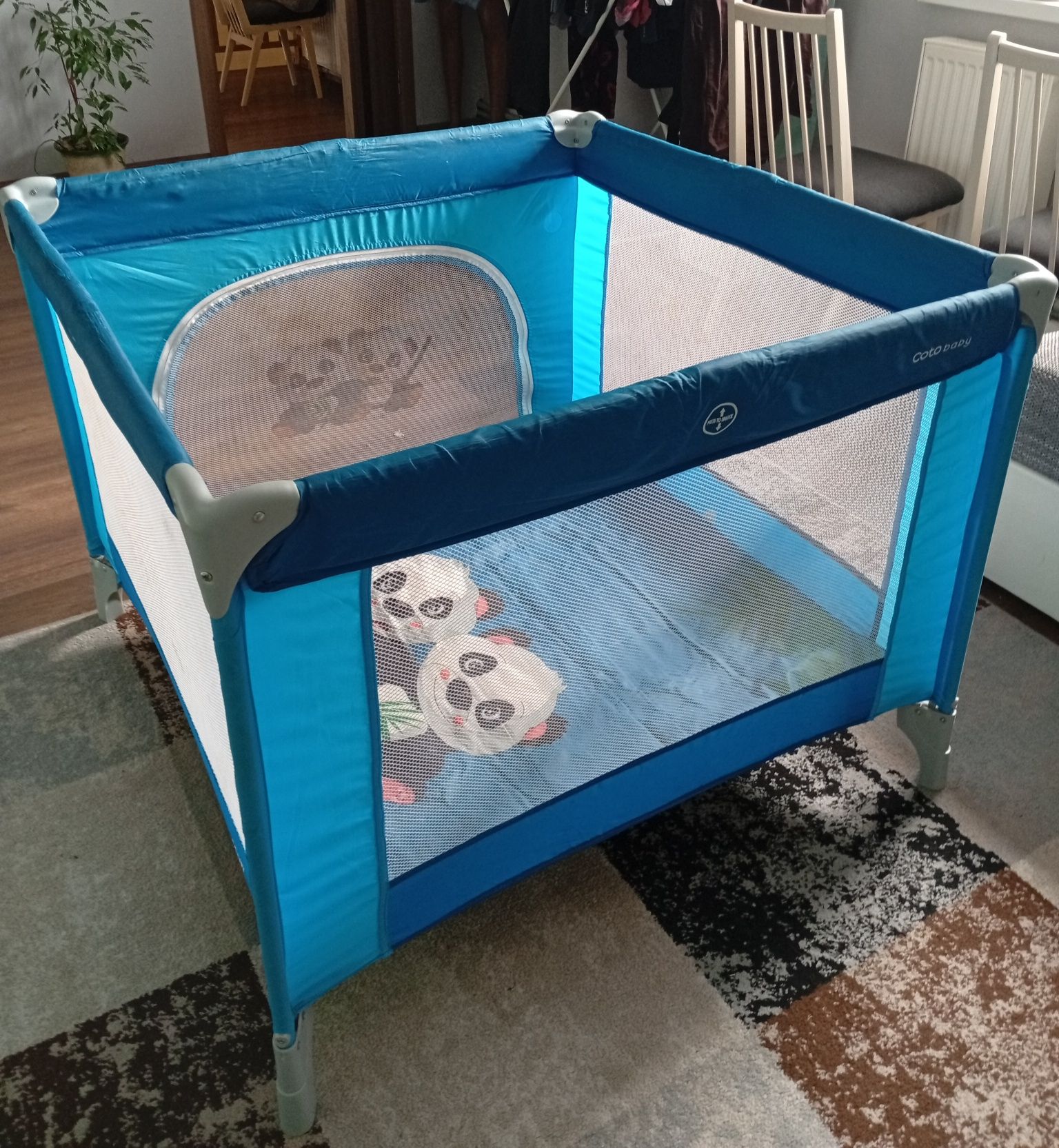 Манеж квадратний Conti 100x100 Coto Baby.