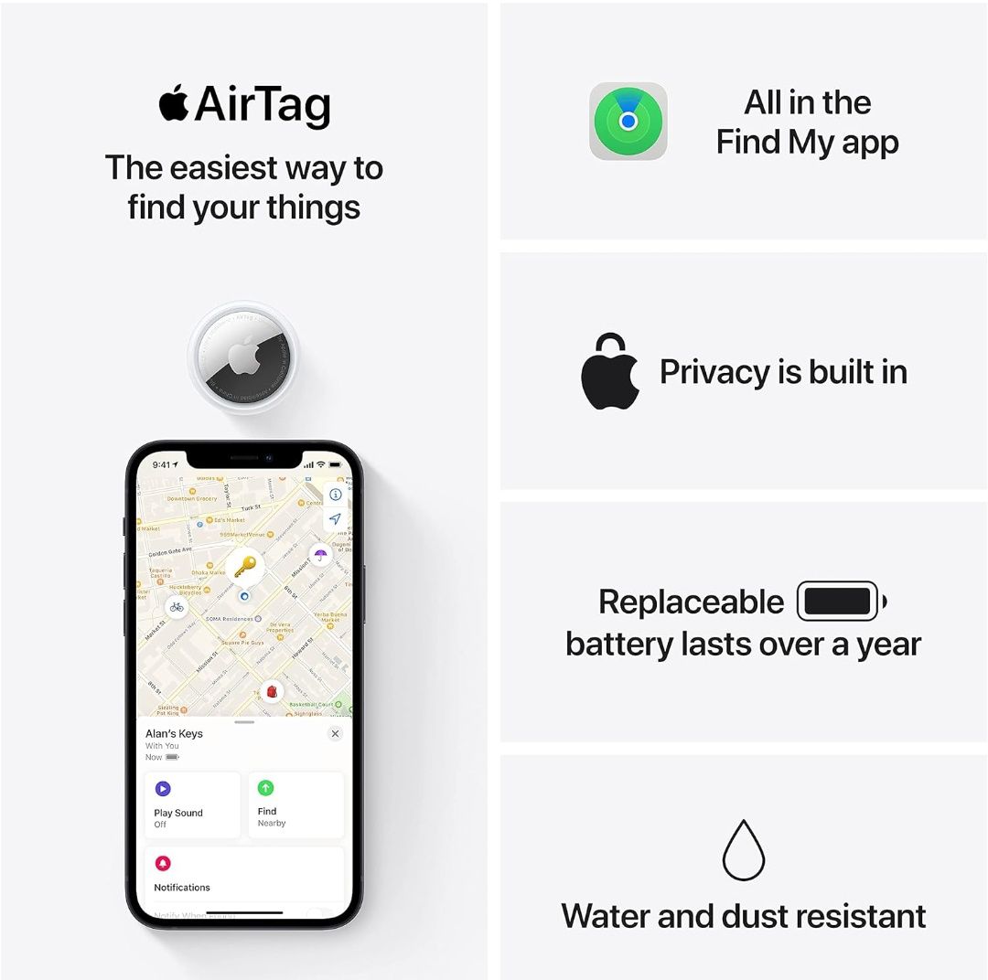 Apple AirTag - czteropak