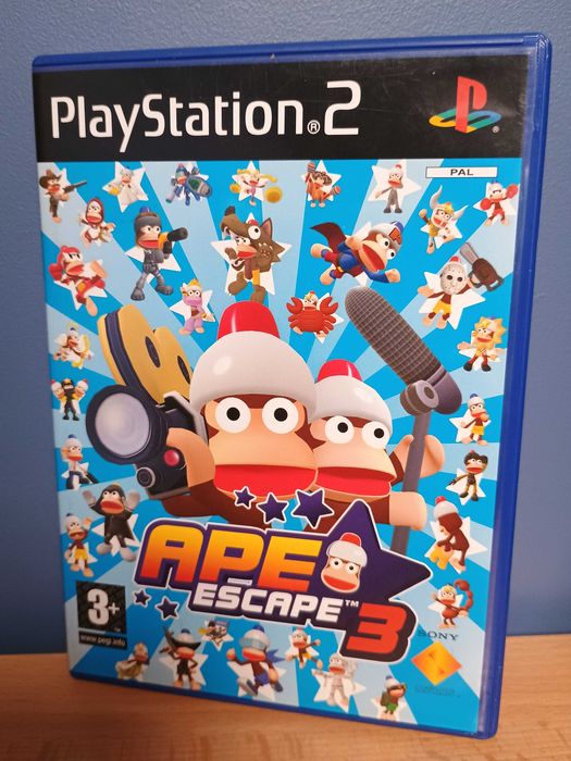 Ape Escape 3 PS2 skandynawska komplet