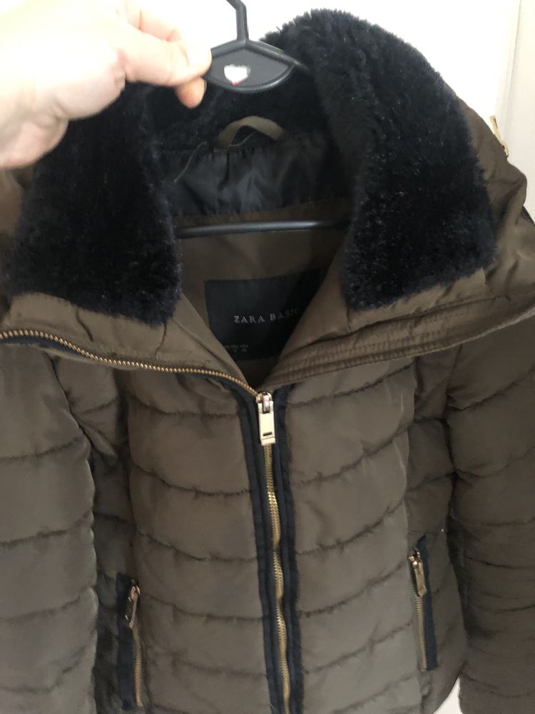 Kurtka zimowa Zara rozmiar S ciepla