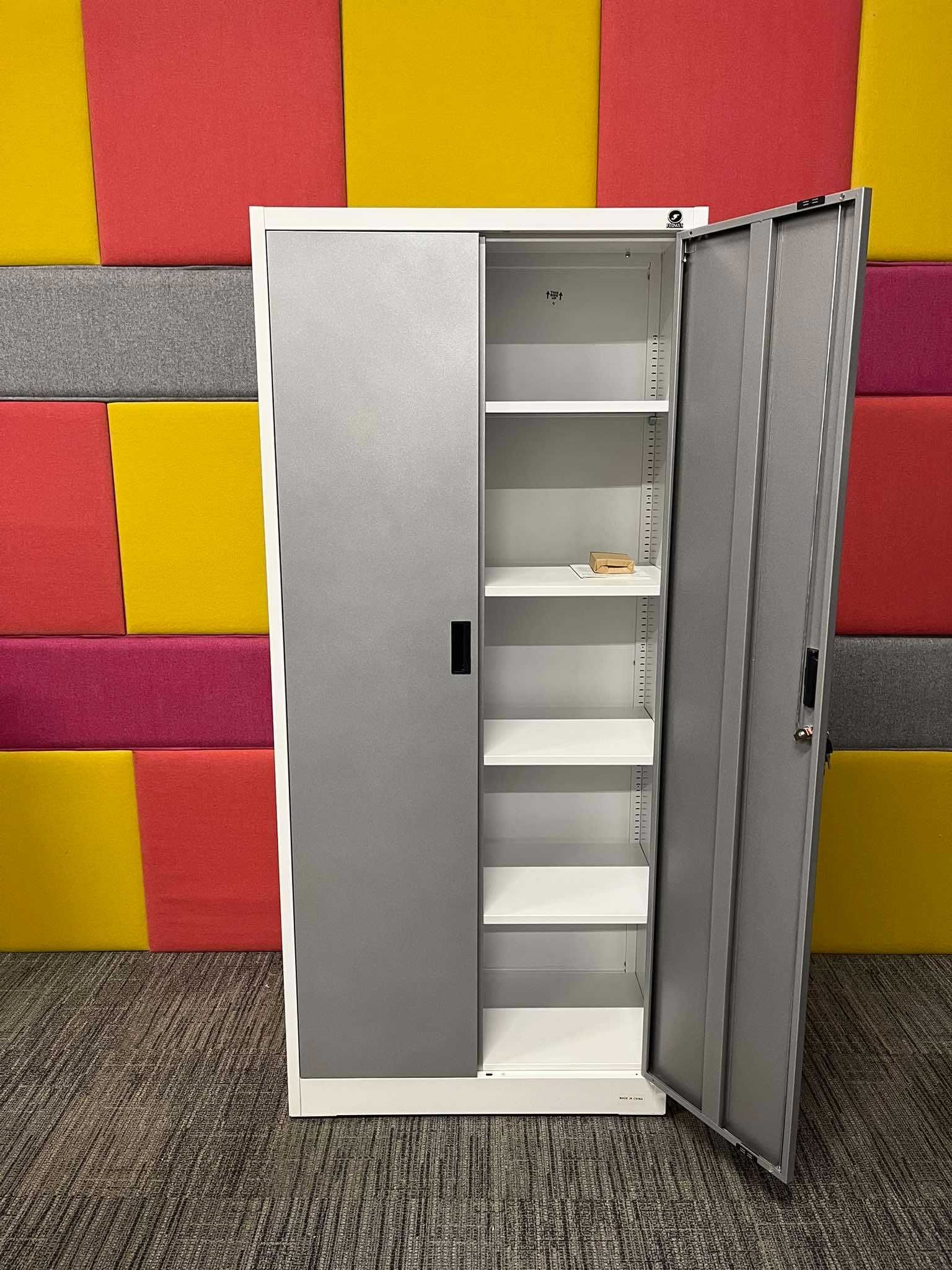NOWA Szafa metalowa biurowa aktowa garażowa na dokumenty 180x80x40
