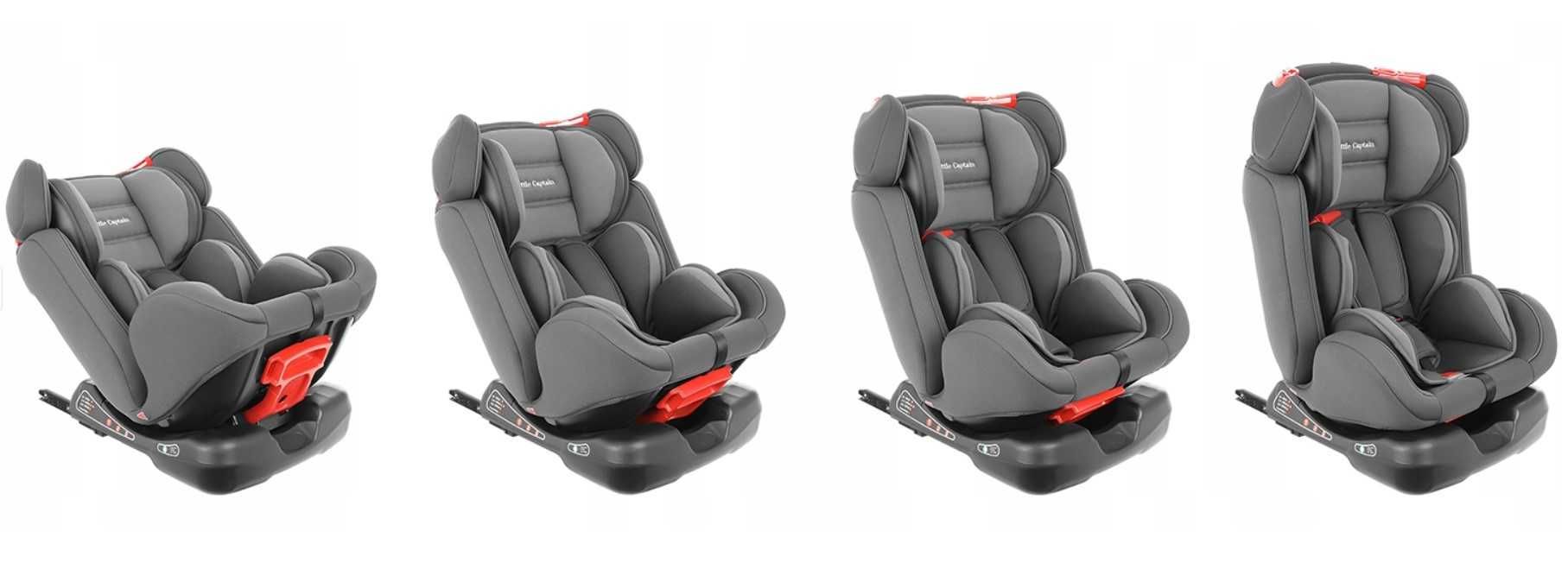 Fotelik samochodowy Little Capitan 0-36kg ISOFIX WYGODNY Kurier 0 zł