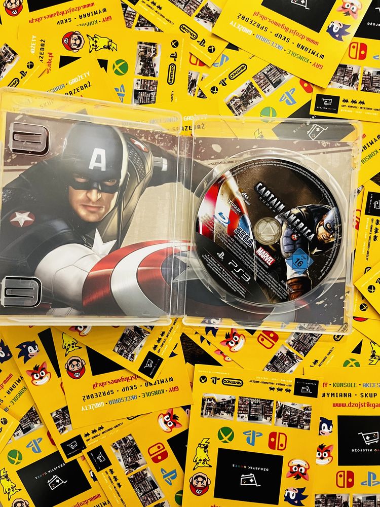 Captain America Super Soldier PS3 Sklep Dżojstik Games