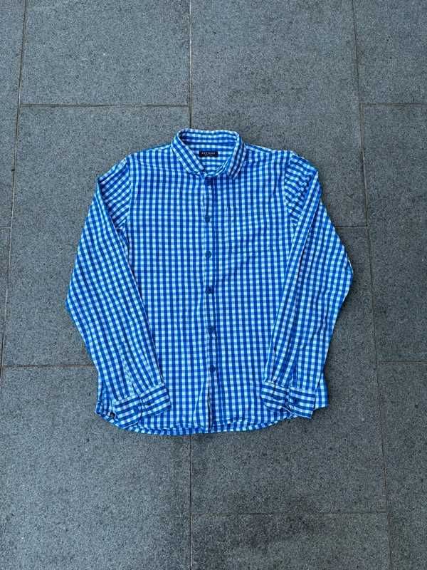 Nowa Niebieska Koszula Męska Shirt Reserved Aesthetic Minimalistic M