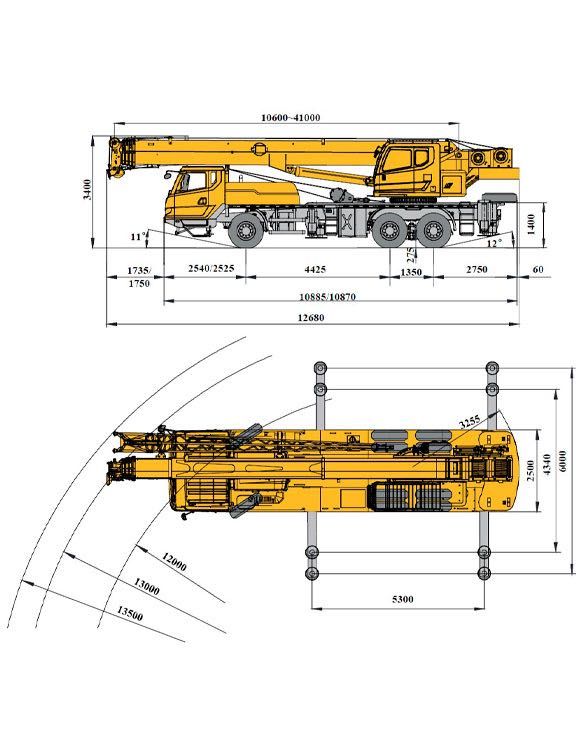 Аренда/Услуги/Оренда/Послуги Автокран Китаец XCMG/Zoomlion г/п 25-50 т