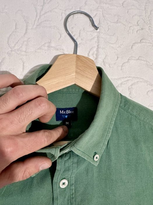 Camisa Mr. Blue Linho Verde