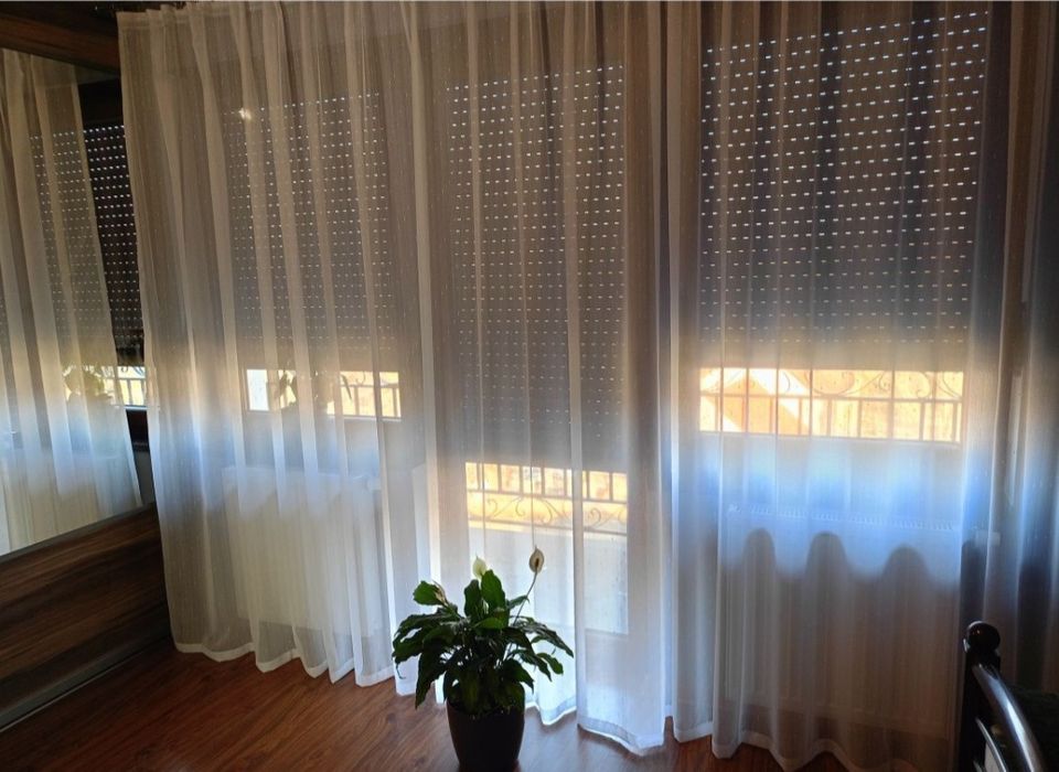 Firana woal na taśmie marszczącej