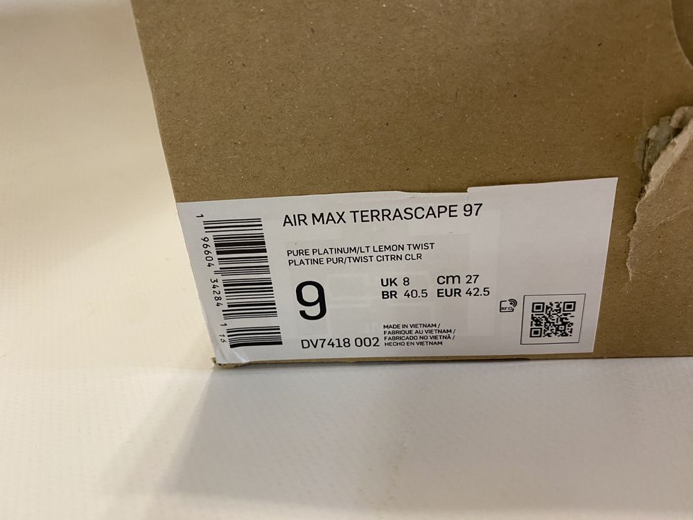 Новые ОРИГИНАЛ кроссовки Nike Air Max Terrascape 97