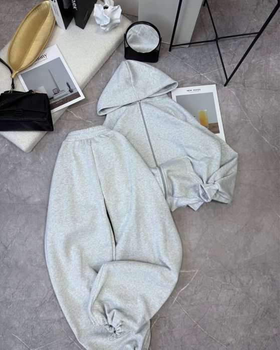 Жіночий спортивний костюм, костюм двійка, теплий костюм на флісі