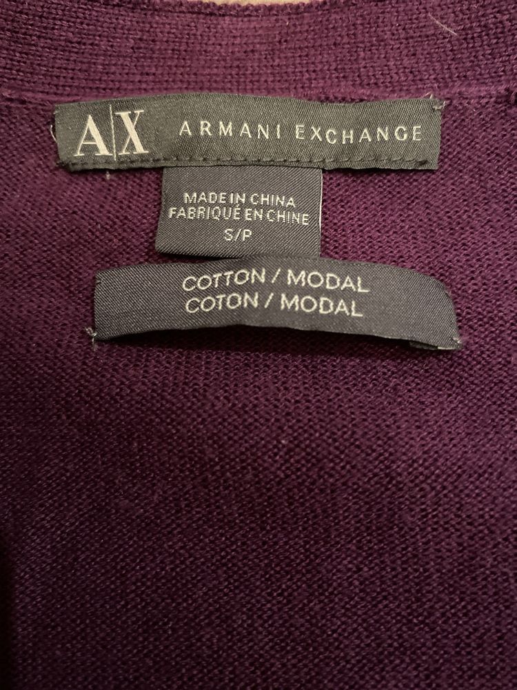 Sweterek rozpinany Armani Exchange