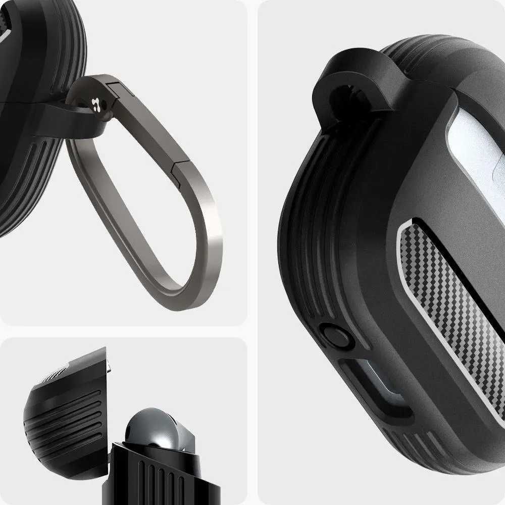 Чехол Spigen Rugged Armor case для Galaxy Buds 3 / 3 Pro Matte Black