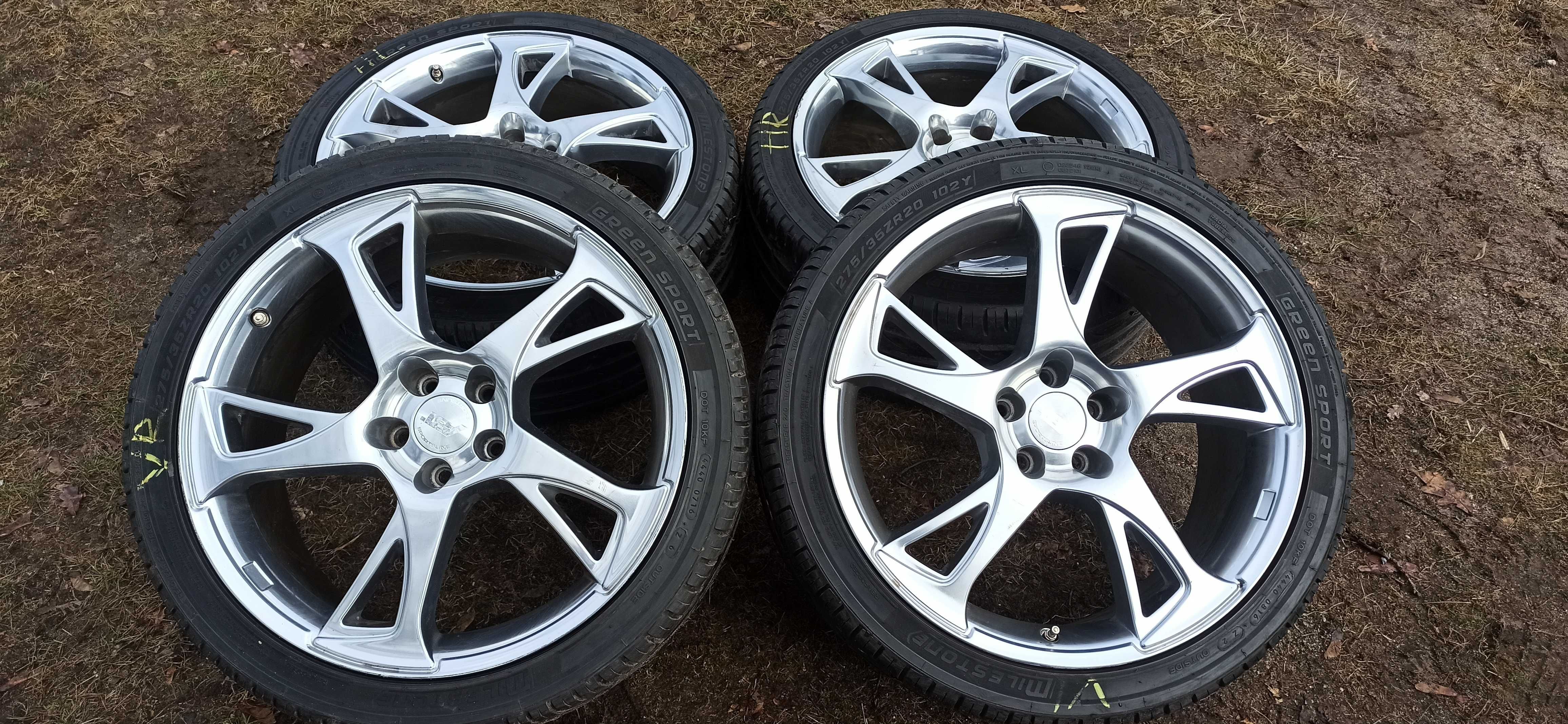 ABT 20'' 5x112 Audi VW 9J ET40 275/35/R20 Chrom A8 S8 D2