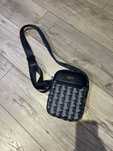 torba lacoste z monogramem granatowa nowa