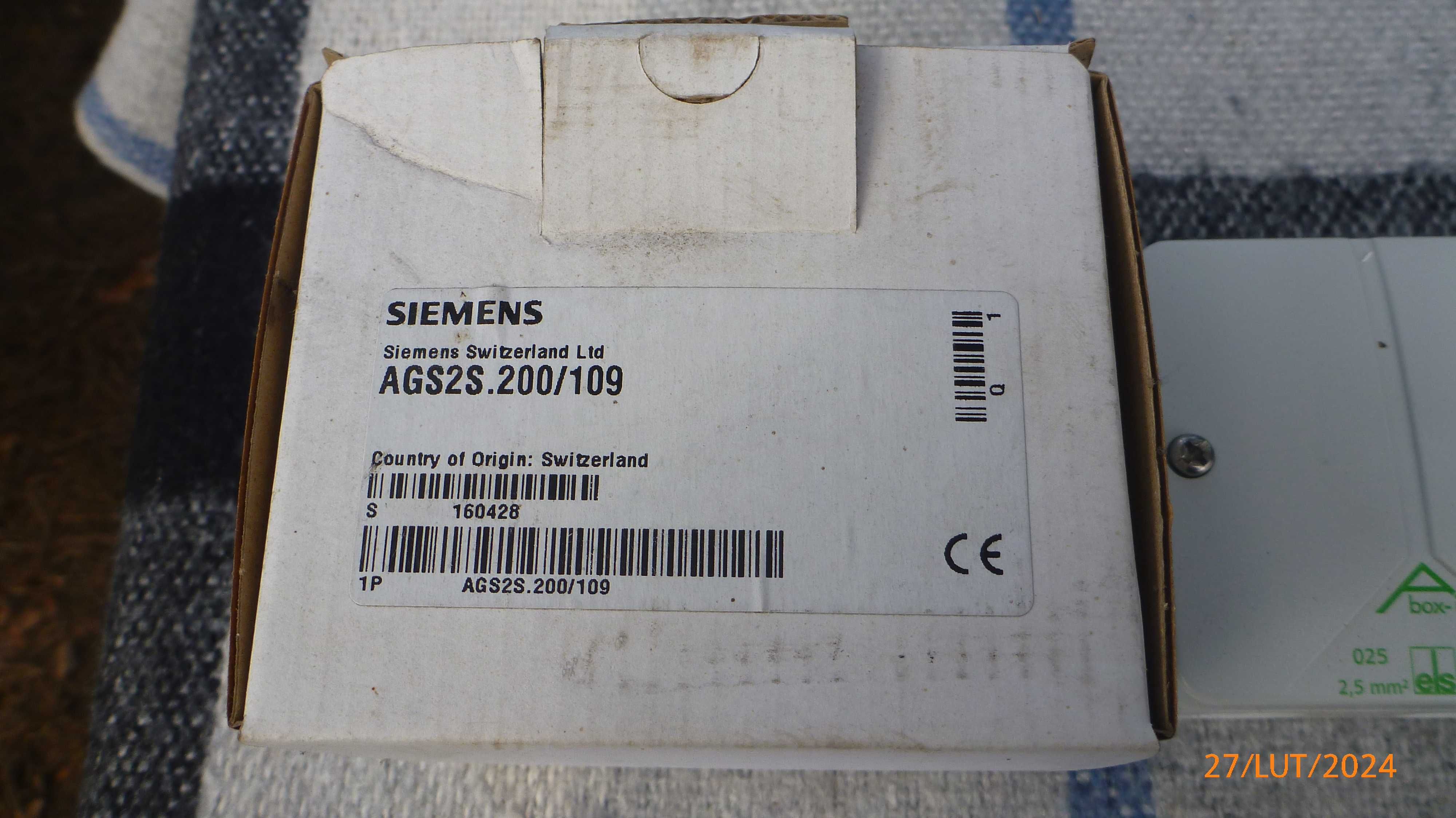 Puszka natynkowa Siemens  AGS2S.200/109