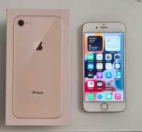 Iphone 8 64gb Gold Stan Jak Nowy Bateria 100%