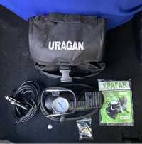 URAGAN 90110 электрический автомобильный компрессор манометр.