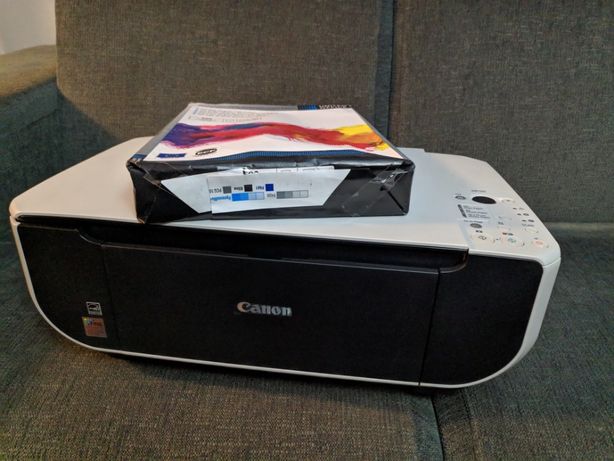 Impressora CANON PIXMA MP190 + 2 Tinteiros (Preto e Cores) + Folhas