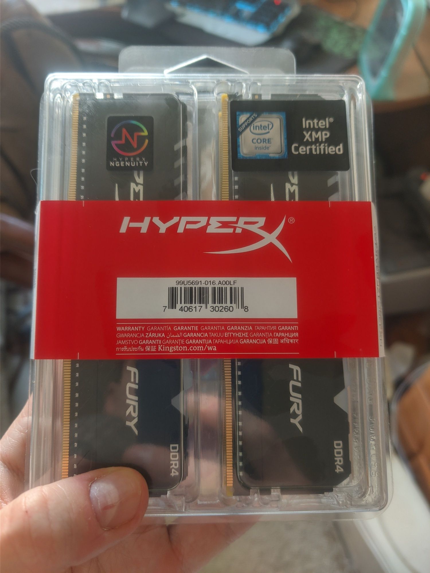 Оперативная память (ОЗУ/RAM) HyperX Fury 4x8Gb 32Gb 3600Mhz