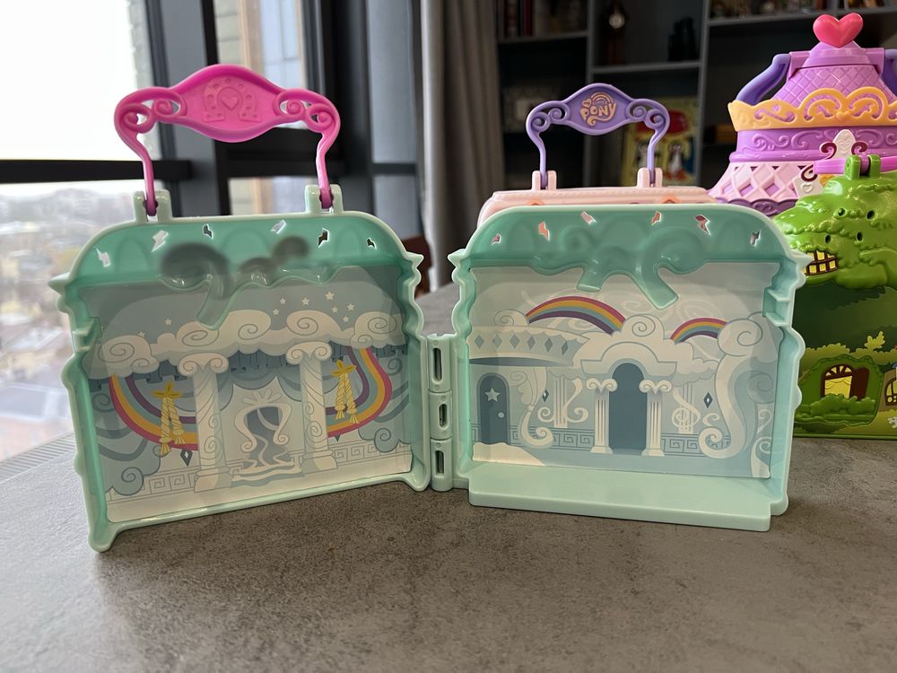 Поезд и домики My little pony, 90грн