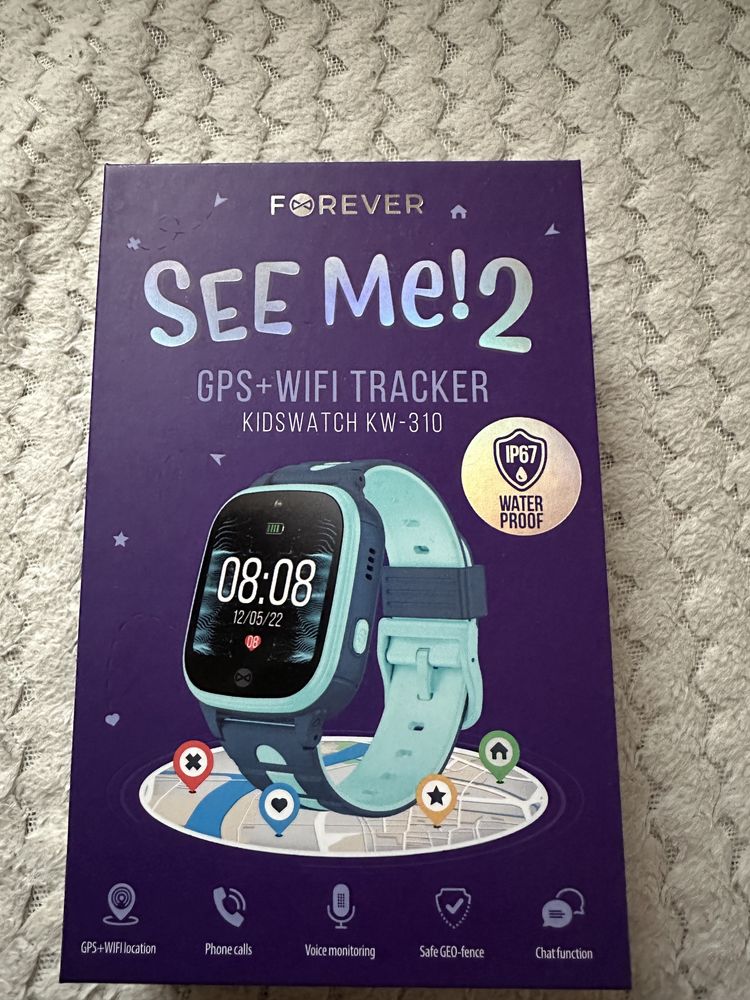 Zegarek Smartwatch  Forever See Me! 2 GPS/ Karta Sim Gwarancja