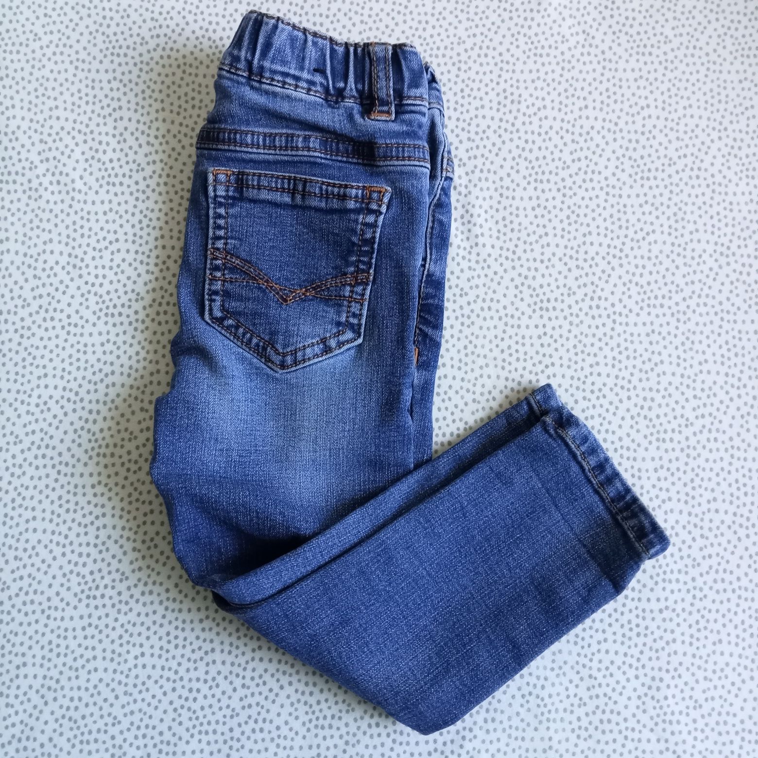 Niebieskie jeansy next 86