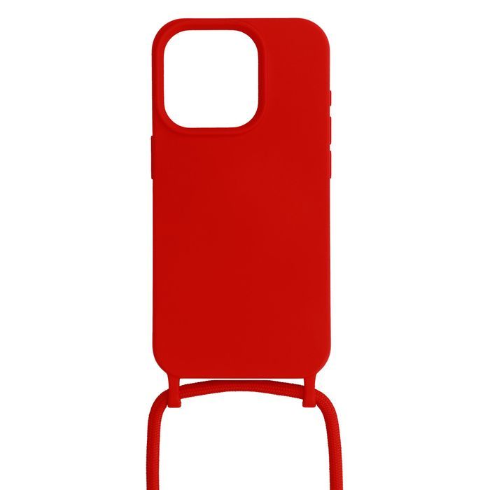 Strap Silicone Case Do Iphone 13/14 Wzór 1 Czerwony