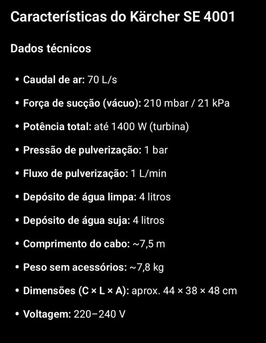 Vendo aspirador profissional