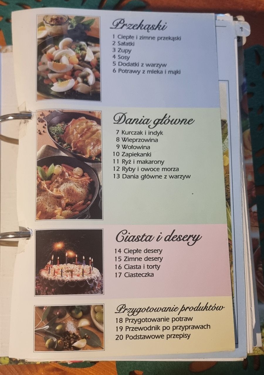 Kolekcja dobrej kuchni 4 segregatory