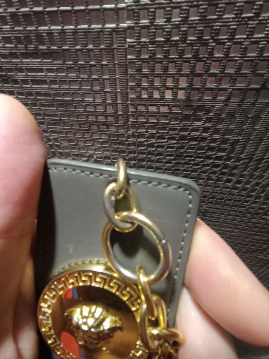 Versace аксессуар,адресница на сумку,чемодан