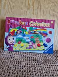 Układanka, gra Masza I Niedźwiedź Colorino Ravensburger