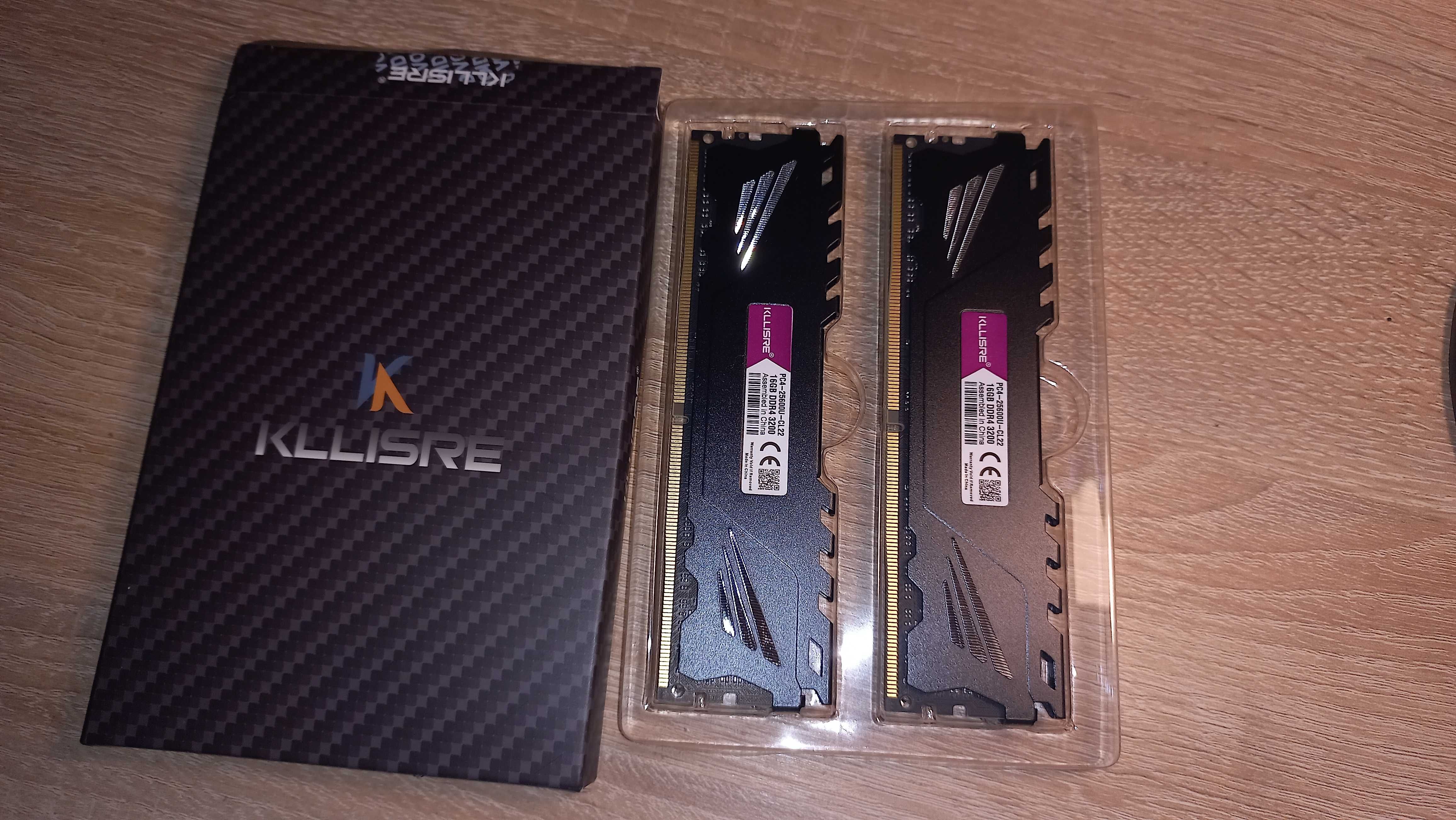 Kllisre RAM DDR4  16GB*2*32GB Memory  3200MHz Desktop Dimm High Compat