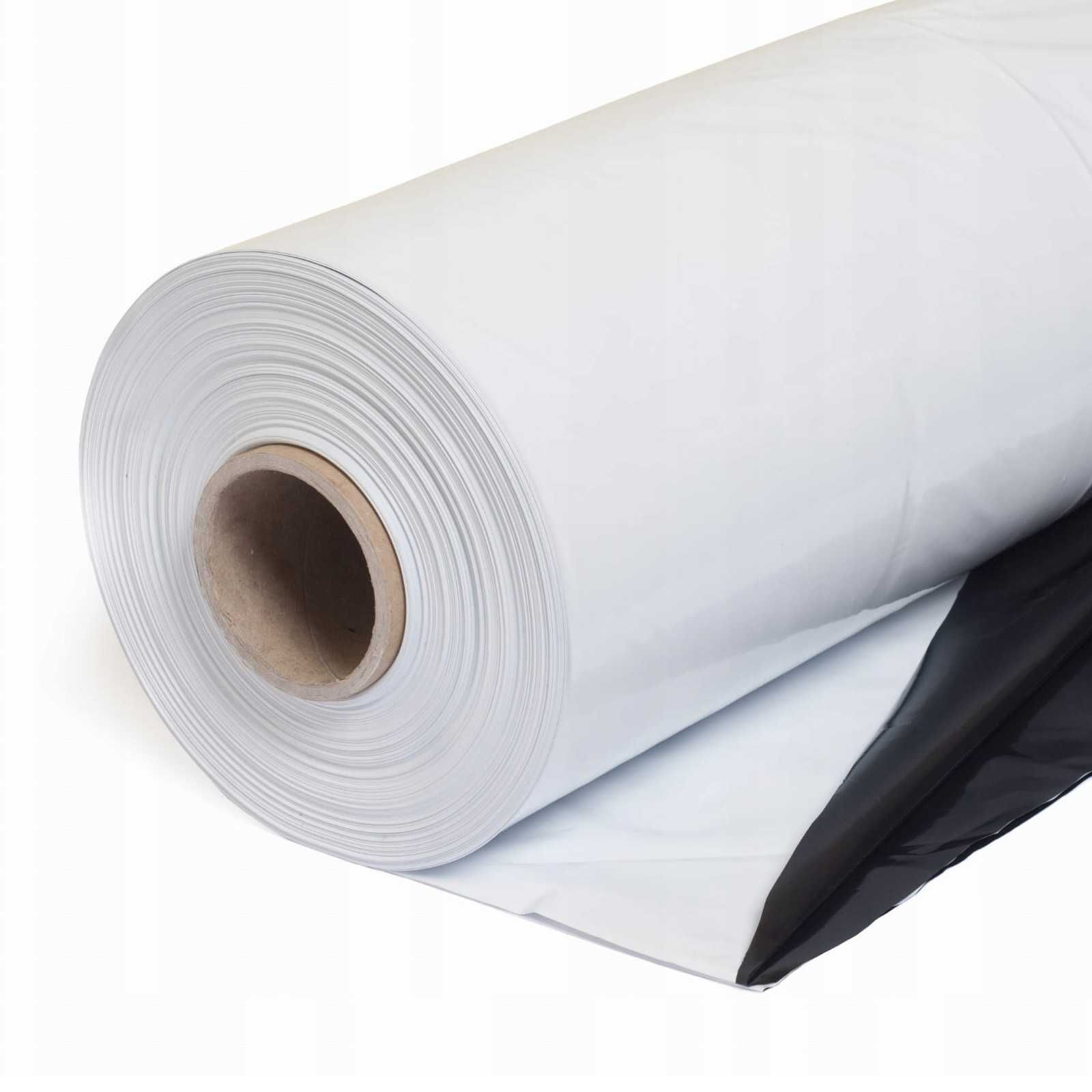 Folia pryzmowa kiszonkarska czarno-biała 8x33m