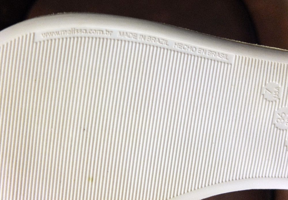 Sandálias Melissa Brancas 38 (Calçam 37)