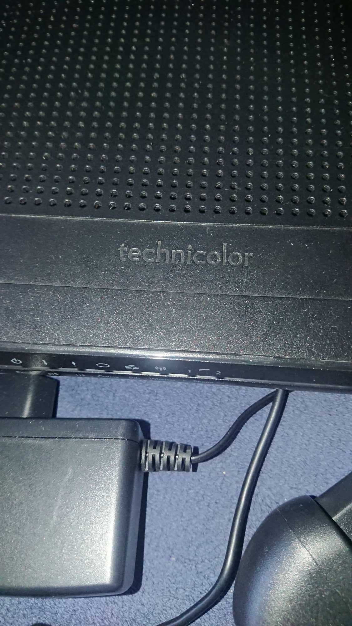 3 dekodery Technicolor + zasilacze kable