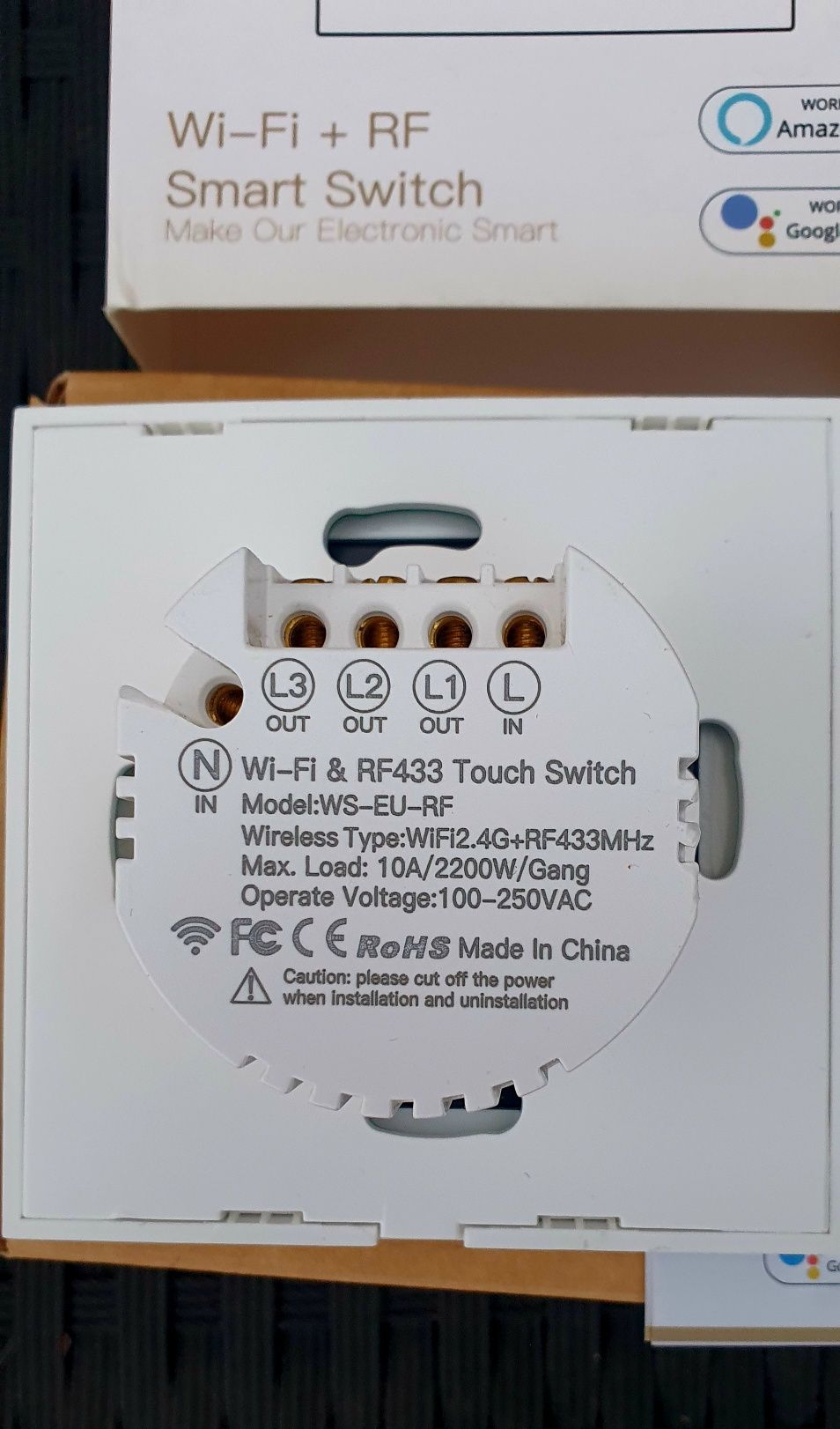 2 Tuya WIFI Smart Switch