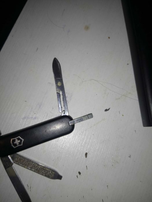 Швейцарський Victorinox Classic SD Dark Illusion 58 мм Чорний