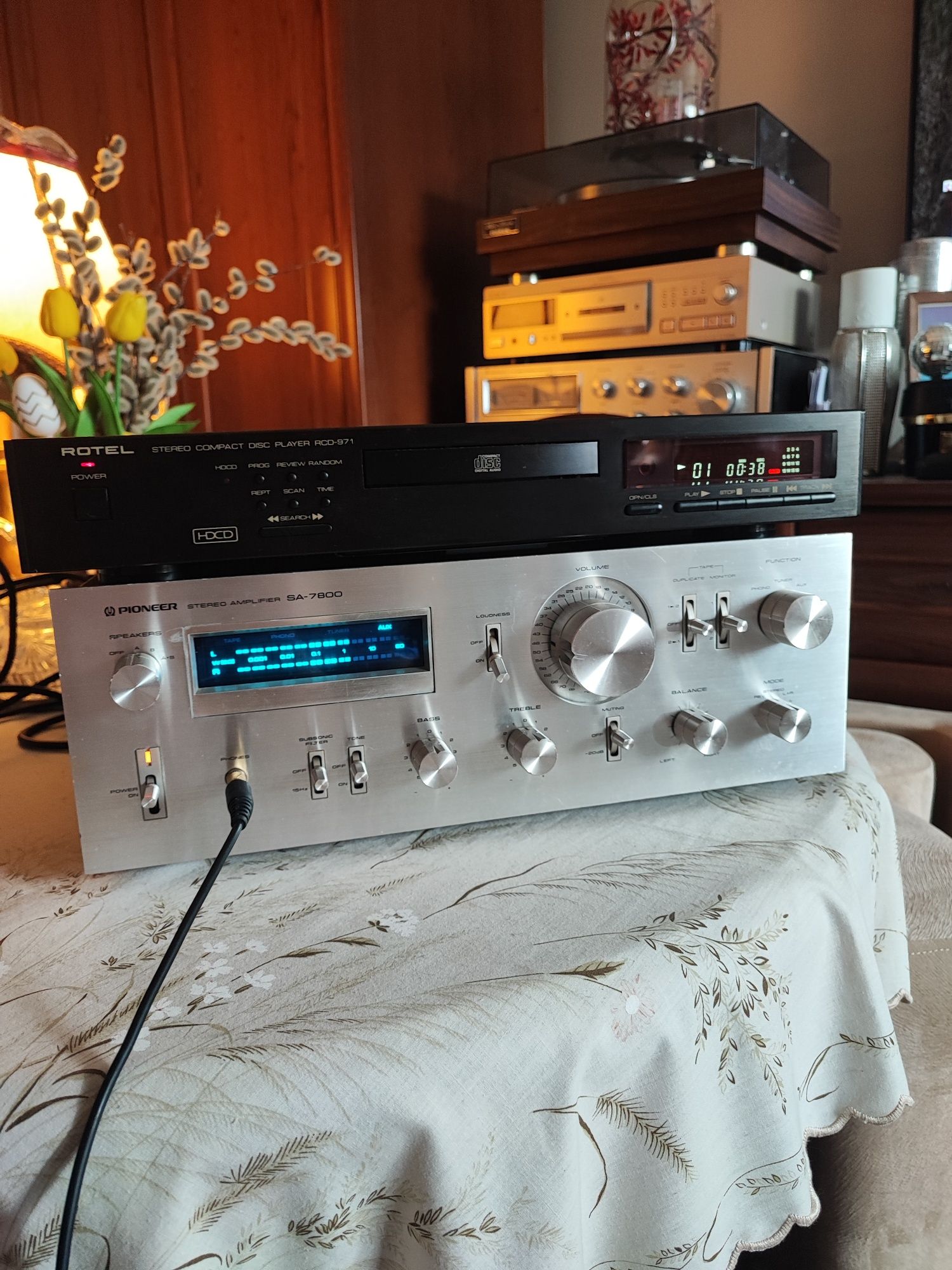 Pioneer Sa 7800 wzmacniacz Blue line