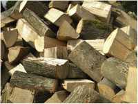 Drewno kominkowe/opałowe, połupane, sezonowane, z dowozem