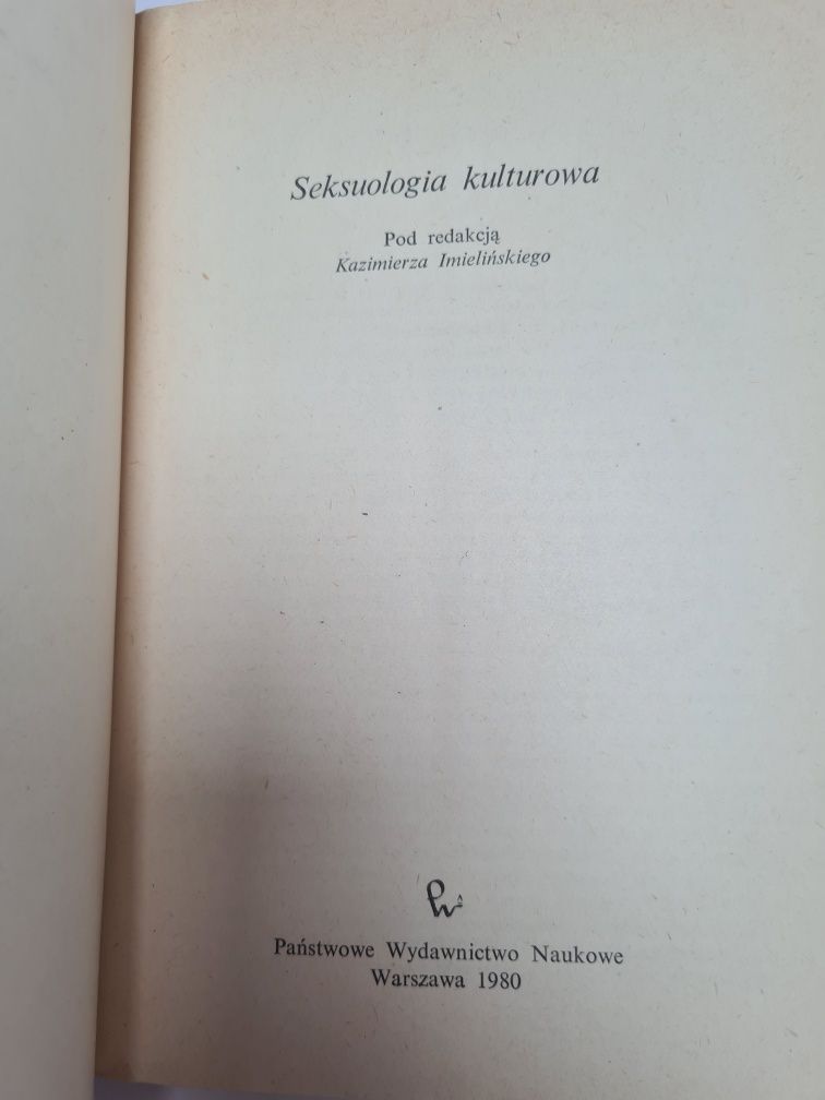 Seksuologia kulturowa - Kazimierz Imieliński