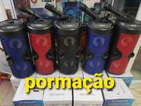 Coluna de bluetooth como microfone nova e várias cores disponíveis