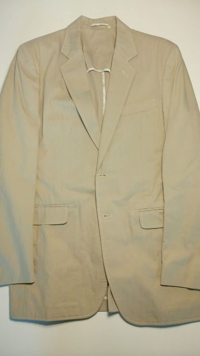 garnitur męski beżowy casual na lato MARCO FERETTI rozm 188/100