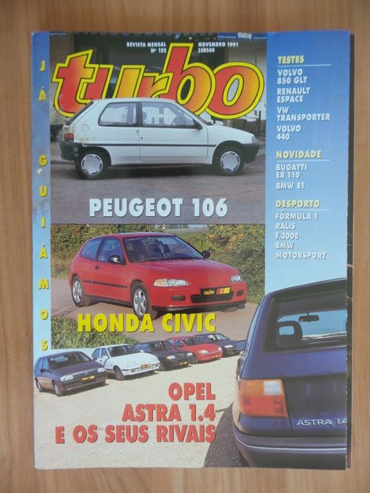 Revista Turbo N.º 122 de Novembro/91