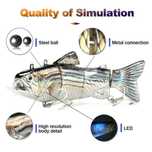 Amostra isca pesca elétrica bateria recarregável spinning robalo