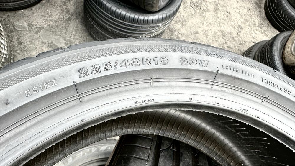 225/40/19 Bridgestone Potenza S001 | КАК НОВЫЕ | летние шины