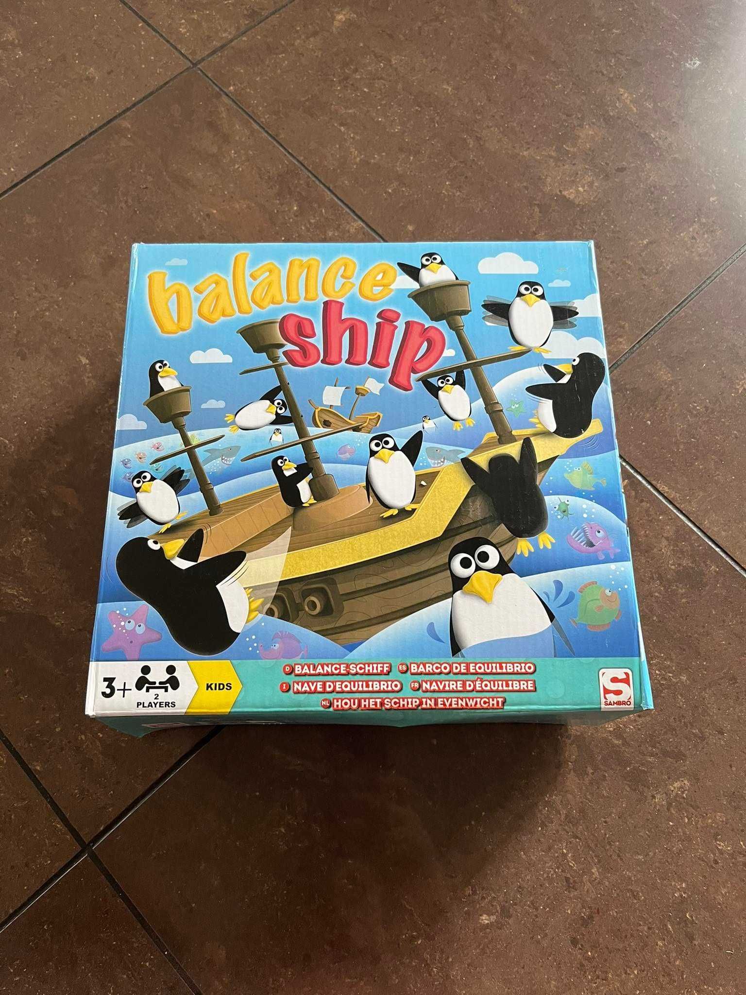 Gra zręcznościowa Sambro Balance Ship Pingwiny