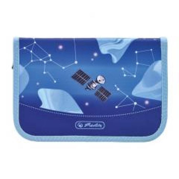 Piórnik 2 klapki z wyposażeniem Cosmis Explorer HERLITZ