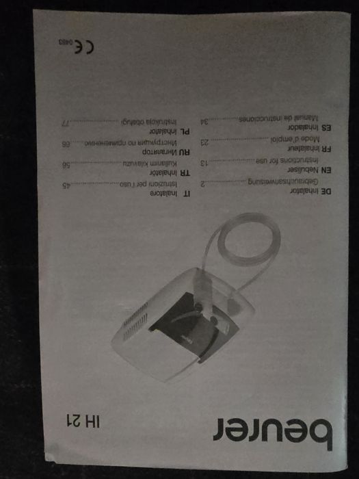 Nebulizador Beurer modelo IH21