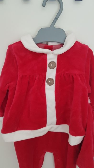 Fato Mãe Natal Menina 6meses