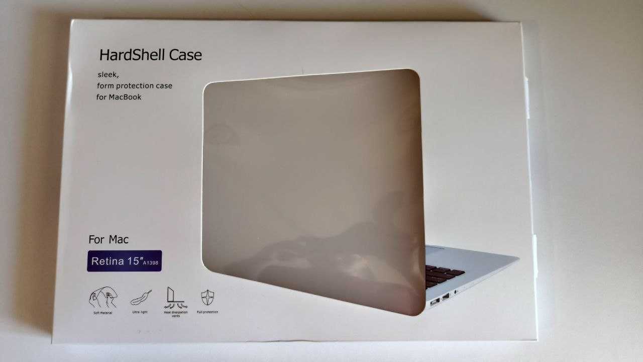 Новий захисний кейс для Macbook 15" (hardshell case 15'')