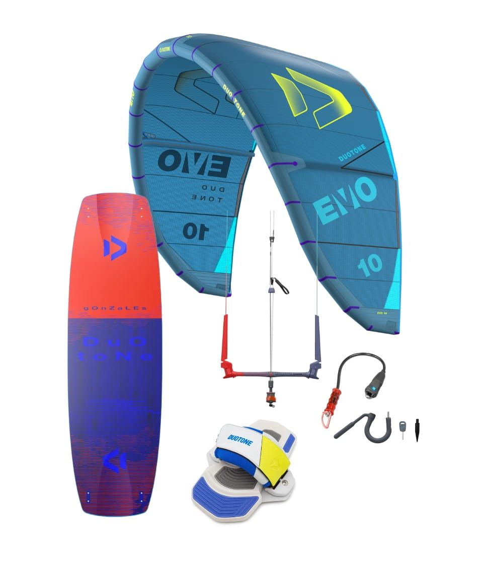 Zestaw Kitesurfingowy Duotone Evo 2025+Trust Bar+Gonzalez+Pady 10m2